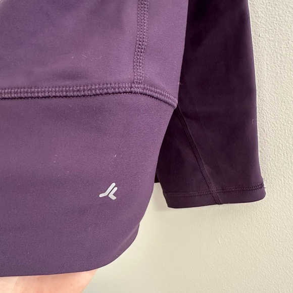 Old Navy Active Power Soft High Rise Leggings Go Dry Purple With Pockets - Picture 3 of 8